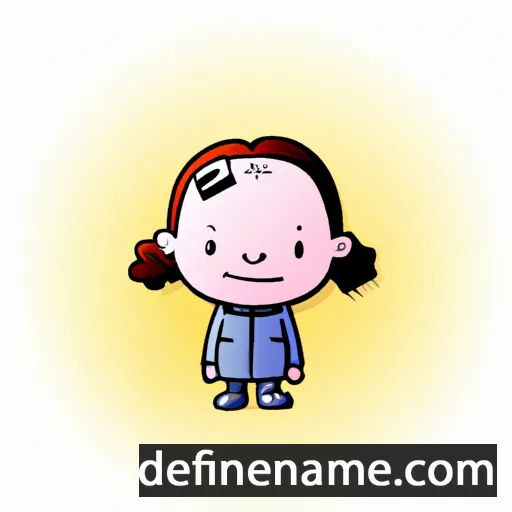 cartoon of the name Annelle