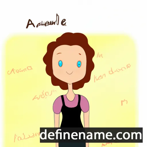 cartoon of the name Annelore