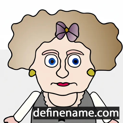 cartoon of the name Annemaria