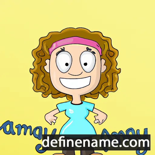 cartoon of the name Annemay