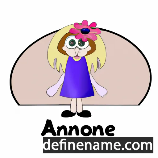 cartoon of the name Annemone