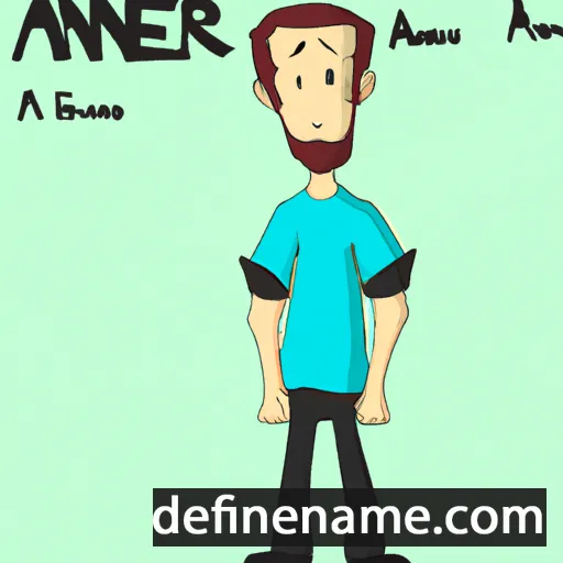 cartoon of the name Anner