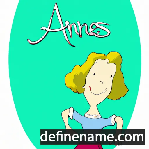 cartoon of the name Annes