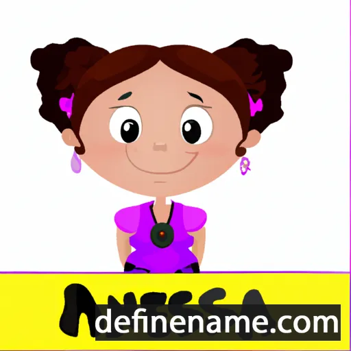 cartoon of the name Annesa