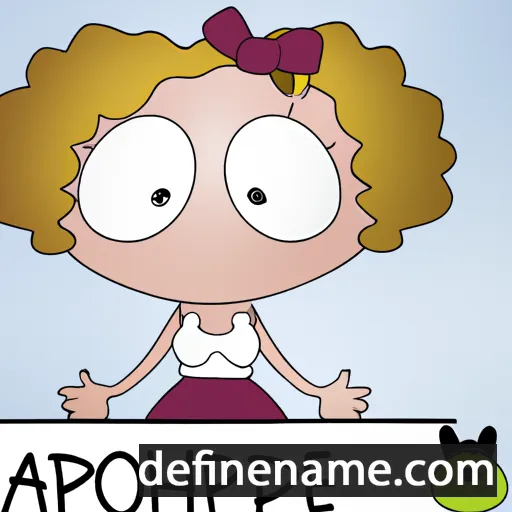 cartoon of the name Annesophie