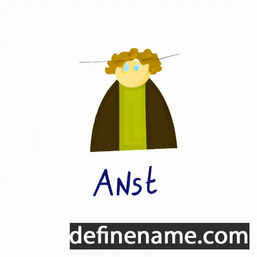 cartoon of the name Annest