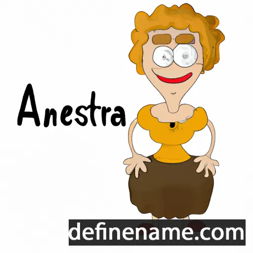 cartoon of the name Annesta