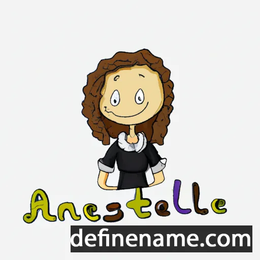 cartoon of the name Annestelle