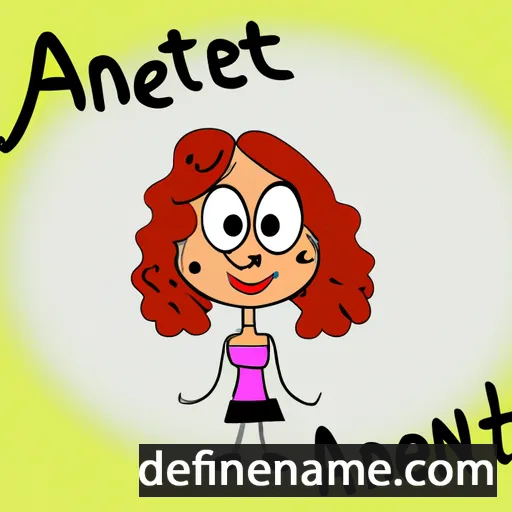 cartoon of the name Annet