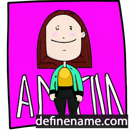 cartoon of the name Annfinn