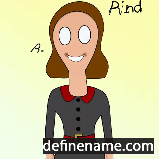 cartoon of the name Annfrid