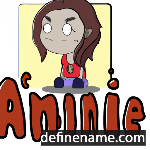 cartoon of the name Anniche