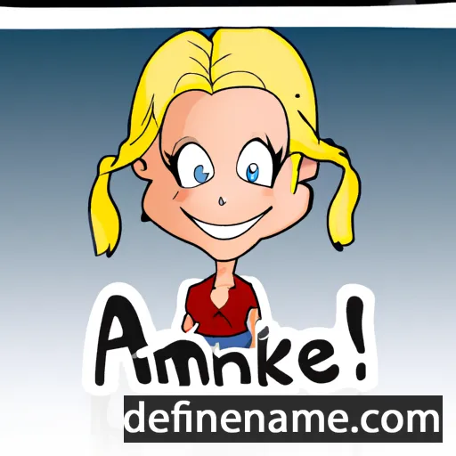 cartoon of the name Annicke