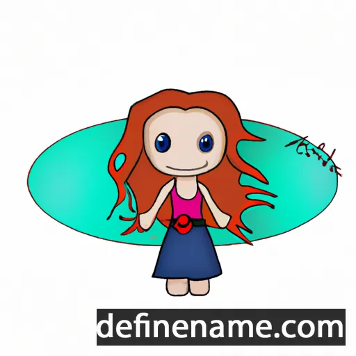 cartoon of the name Anniekate