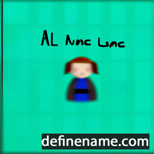 cartoon of the name Annielu