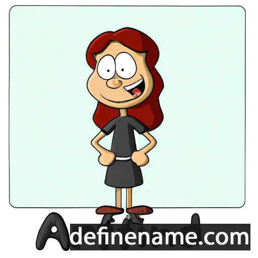 cartoon of the name Annifrid