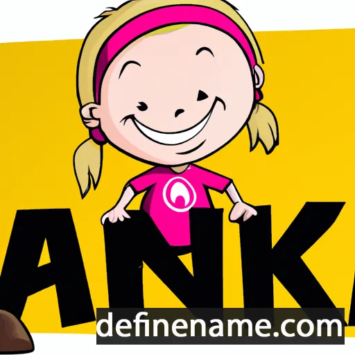 cartoon of the name Annik