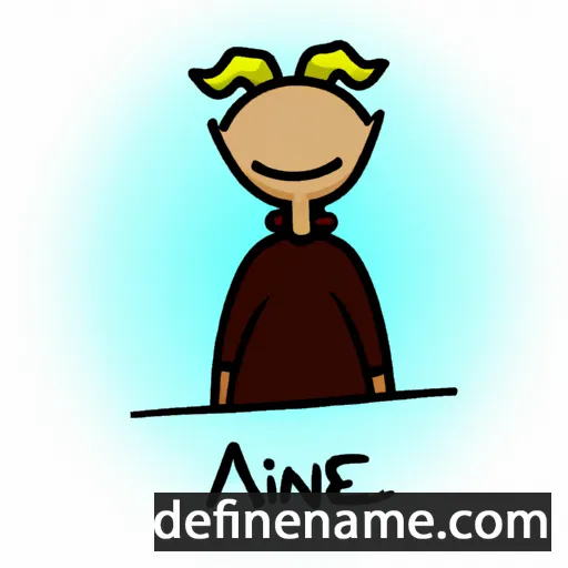 cartoon of the name Annike