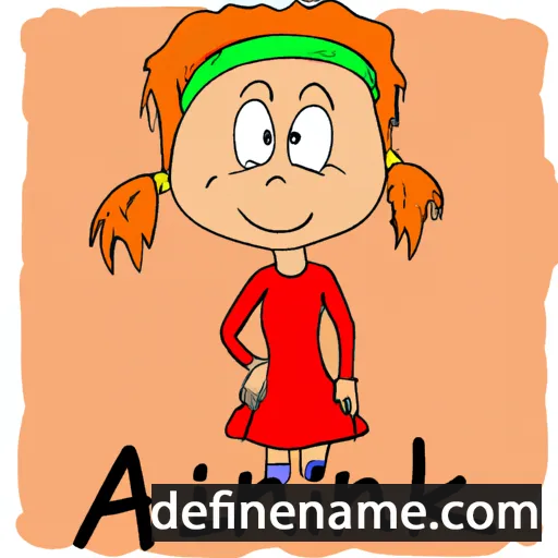 cartoon of the name Annikka