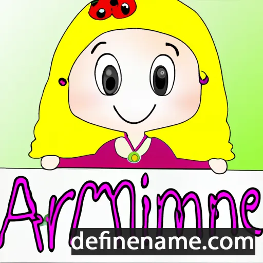 cartoon of the name Annimarie