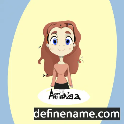 cartoon of the name Annina