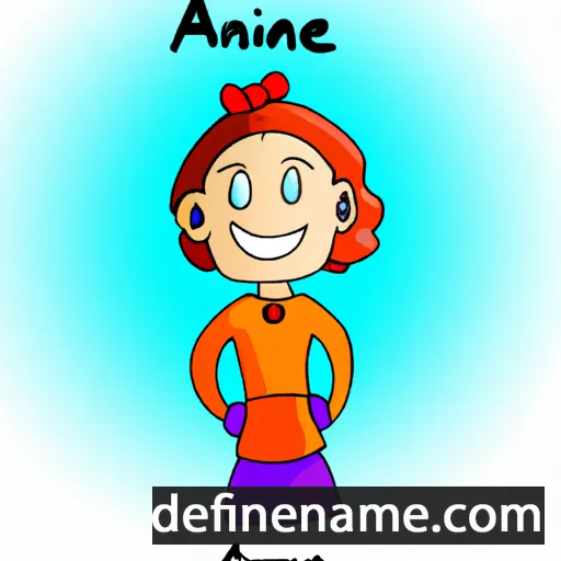 cartoon of the name Annine