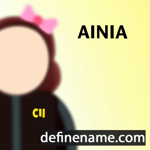 cartoon of the name Anniqa