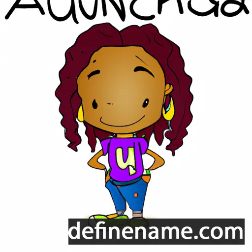 cartoon of the name Anniqua