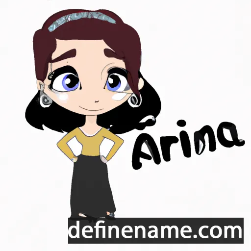 cartoon of the name Annira