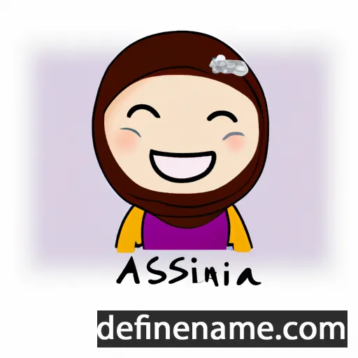 cartoon of the name Annisah