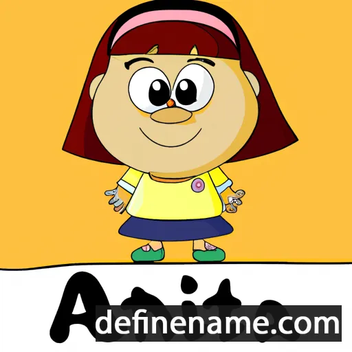 cartoon of the name Annitta