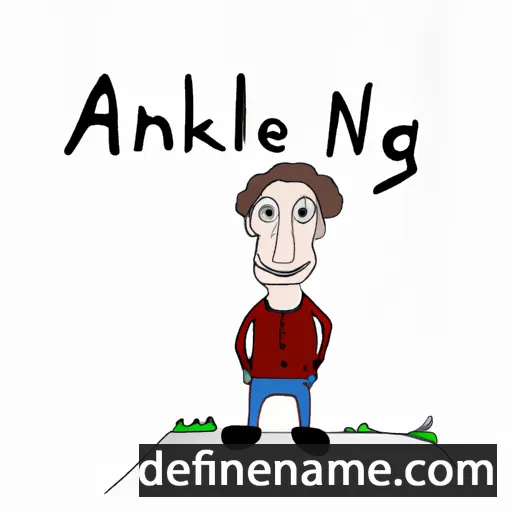 cartoon of the name Annkjell