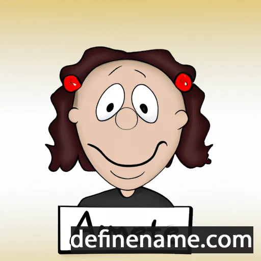 cartoon of the name Annmette