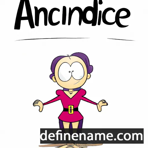 cartoon of the name Annonciade