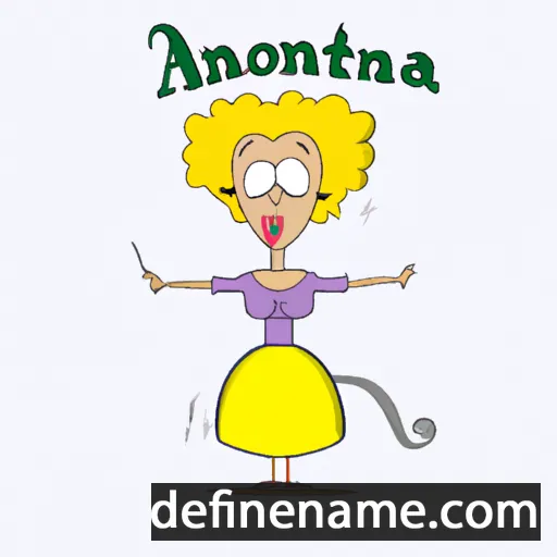 cartoon of the name Annonciata