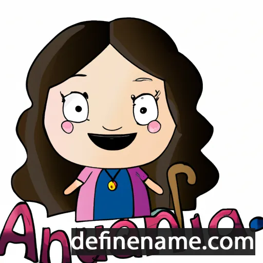 cartoon of the name Annunciáta