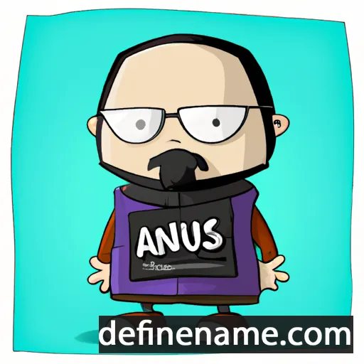 cartoon of the name Annus