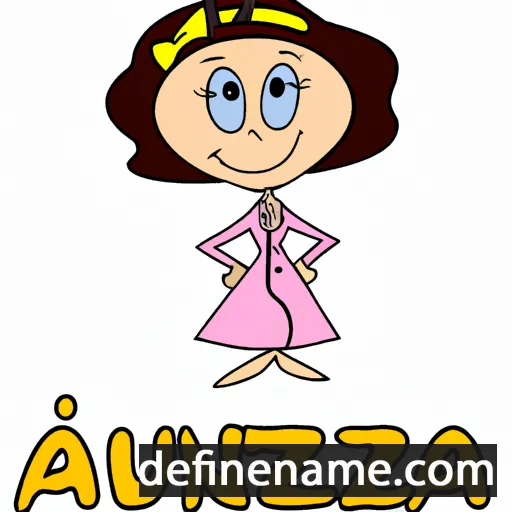 cartoon of the name Annuzza