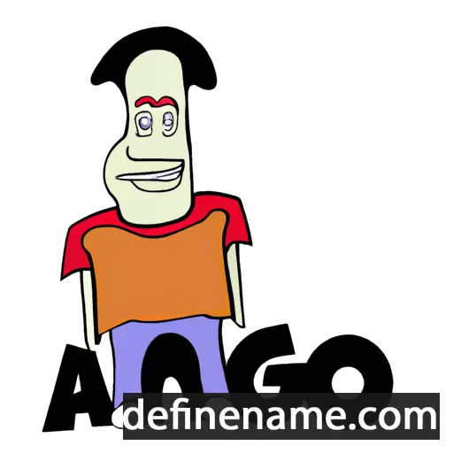 cartoon of the name Anog