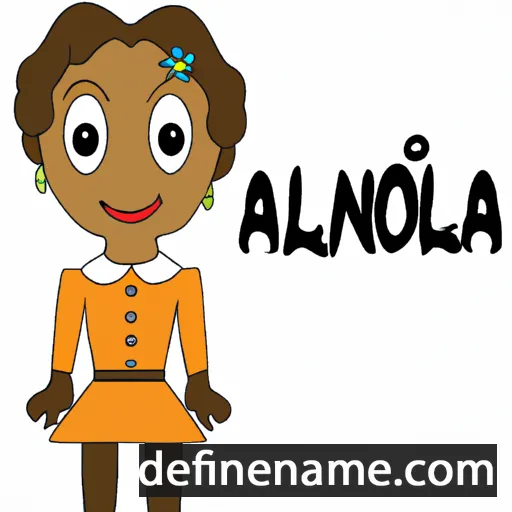 cartoon of the name Anola