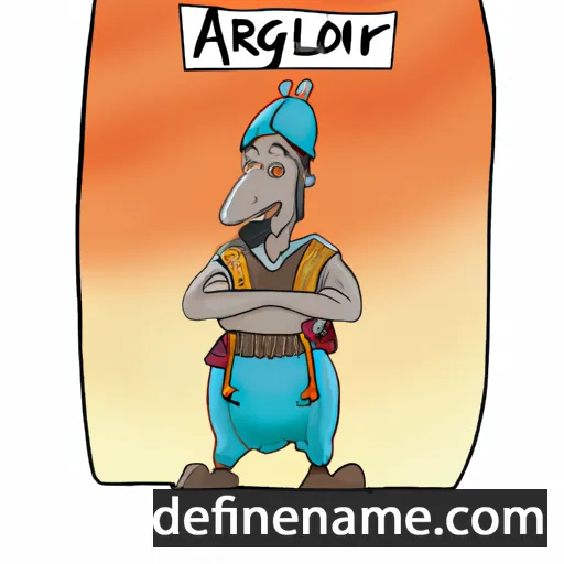 cartoon of the name Anorgul