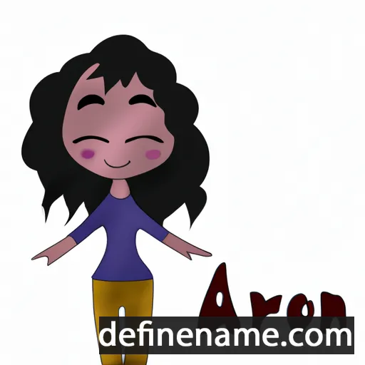 cartoon of the name Anori