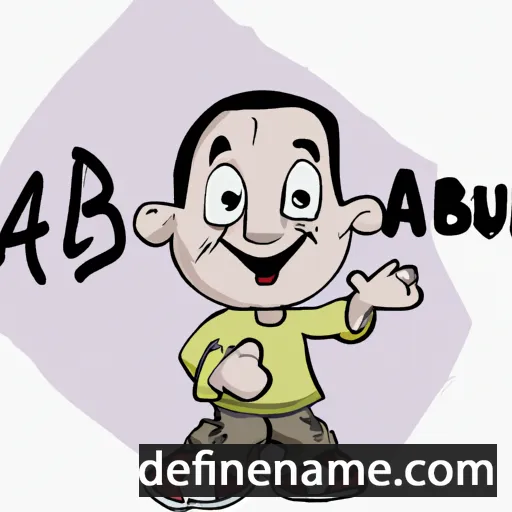 cartoon of the name Anoub