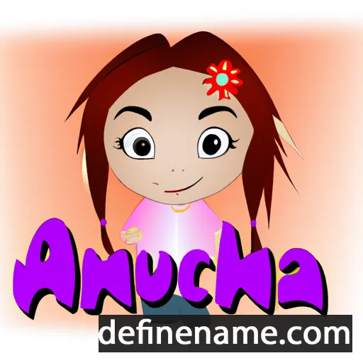 cartoon of the name Anouchka