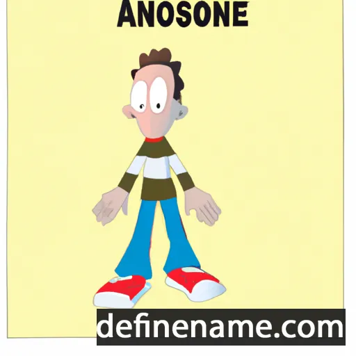 cartoon of the name Anousone