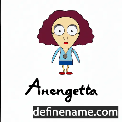 cartoon of the name Anquinetta