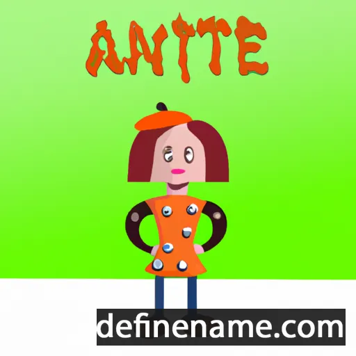 cartoon of the name Ántte