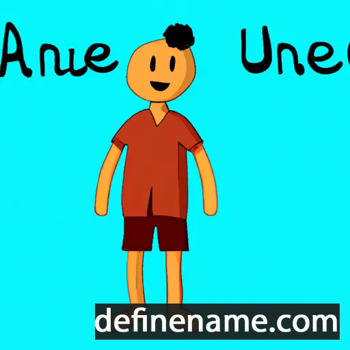 cartoon of the name Ānuenue