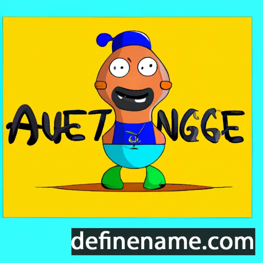 cartoon of the name Añuget