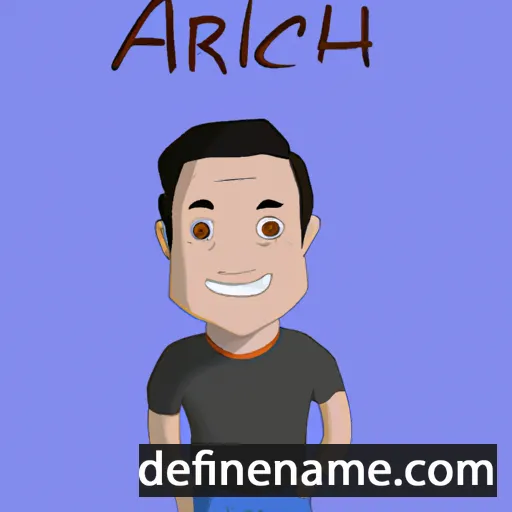 cartoon of the name Anrich